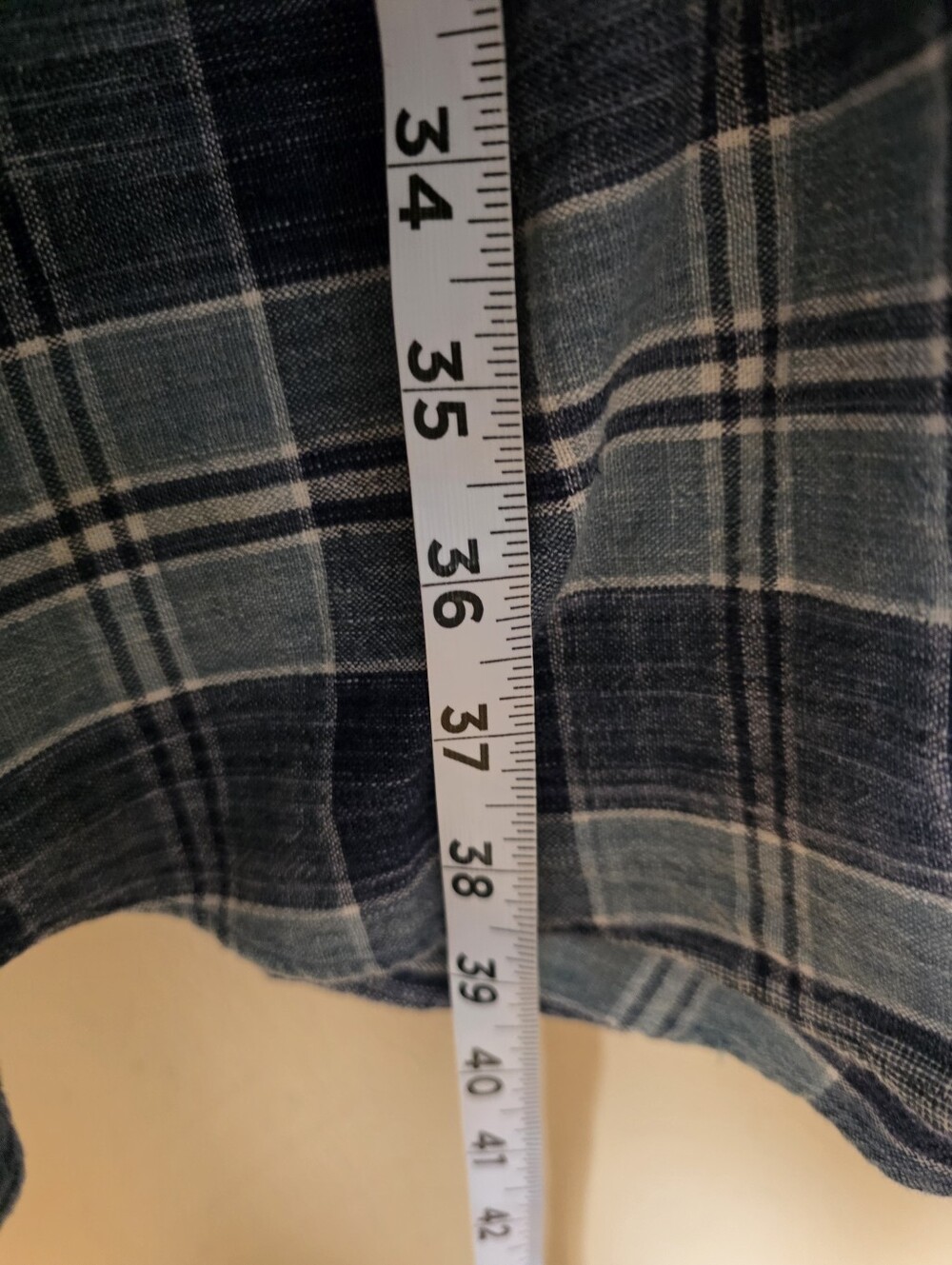 VTG 80s Ralph Lauren Blue Label Bergdorf Goodman Madras Plaid Wrap Maxi Skirt 10 - Picture 16 of 16